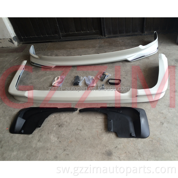 Mbele na nyuma bumper lip acr bodykit inafaa kwa lc200 2012